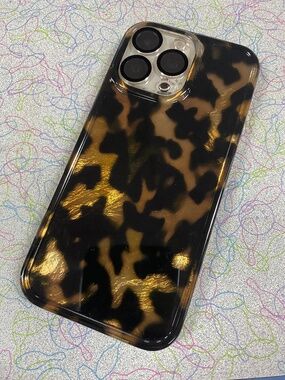 iPhone 16 Pro Max Tortoise Shell Phone Case
